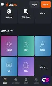 UCOBET casino gamecategorieën
