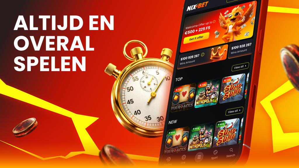 Nixbet mobiele ervaring