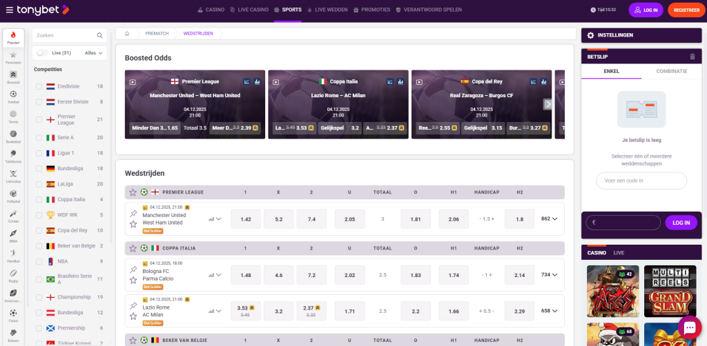 TonyBet sportsbook